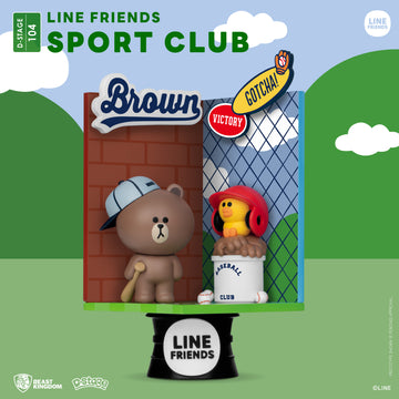Beast Kingdom DS-104 Line Friends - Sport Club Diorama Stage D-Stage Figure Statue